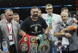 Nenugalimas: penktajame raunde Danielį Dubois nokautavęs Oleksandras Usykas vėl tapo neginčijamu sunkiasvorių čempionu!
