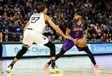 A.Daviso traukiama „Lakers“ ekipa triumfavo Minesotoje