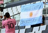 Majamio „Inter“ išreiškė palaikymą tėvo netekusiam Messi: 10-ąją minutę sirgaliai skanduodami linkėjo stiprybės