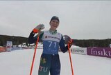 Pasaulio jaunių slidinėjimo čempionate lietuviai išbandė jėgas 10 km distancijoje