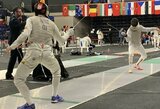 „Satellite“ fechtavimo turnyre Slovakijoje Danielius Juras iškovojo 4 pergales