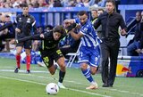 „Atletico“ išvargo pergalę prieš dešimtyje likusius varžovus