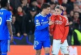 UEFA suspendavo Gianluca Prestianni dėl incidento su Viniciumi Junioru