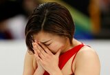 Po padarytos klaidos nepalūžusi K.Sakamoto apgynė pasaulio čempionės titulą: „Jaučiausi apgailėtinai“