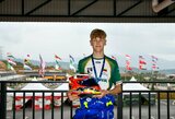 Pasaulio kartingų taurės varžybose – įspūdingas lietuvio debiutas: liūtis užkirto kelią lipti ant podiumo