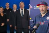 „Vieningosios Rusijos“ reklamoje pasirodęs Ovečkinas sulaukė Hašeko kirčio