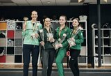 Lietuvos fechtavimo čempionai – Bajorūnaitė-Stauskė ir Tamošiūnas