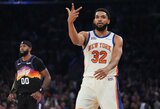 Fiasko Vašingtone tęsiasi: Townso vedami „Knicks“ sutriuškino „Wizards“