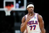 Naujoko vedama „76ers“ atstatė serijos pusiausvyrą