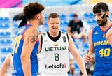 Lietuvos vyrų 3x3 krepšinio rinktinė kovas Europos žaidynėse pradėjo pergale ir pralaimėjimu