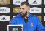 K.Benzema padavė į teismą dešiniųjų pažiūrų aktyvistą