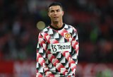 Pamatykite: C.Ronaldo rungtynėse su „Liverpool“ praignoravo J.Carragherį 