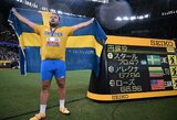 Auksą iš Aleknos atėmęs Stahlis pakartojo savo herojaus pasiekimą: „Mama, girdi mane? Aš triskart pasaulio čempionas“