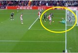 „Arsenal“ fanai priblokšti: P-E.Aubameyangas iš metro nepataikė į vartus