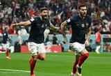 Maroką nugalėjusi Prancūzija antrą kartą iš eilės žais pasaulio futbolo čempionato finale