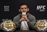 Naujasis UFC pusvidutinio svorio kategorijos čempionas ketina ilgai karaliauti šiame divizione
