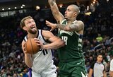 Sabonis prieš Antetokounmpo sužaidė geriausias sezono rungtynes