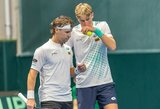 Išdalinti vardiniai kvietimai į ATP „Challenger“ serijos turnyrą Vilniuje