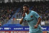 Ispanijos „La Liga“: „Barcelona“ susitvarkė su mažumoje likusia „Eibar“ ekipa