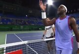 Teniso gėda: F.Tiafoe 5 kartus „pasiuntė“ bokštelio teisėją