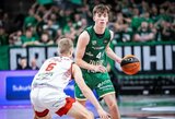 „Žalgiris“ su debiutavusiu 18-ečiu nušlavė Uteną