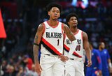 „Trail Blazers“ bent mėnesį versis be A.Simonso