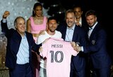 Emocingas D.Beckhamas pristatė L.Messi ir S.Busquetsą: „Svajonės pildosi“