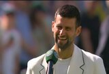 Federerio rekordą pakartojęs Djokovičius mestelėjo netikėtą pasiūlymą: „Tegul ateina!“