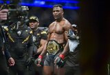 F.Ngannou treneris: apie sunkią auklėtinio traumą ir nepagarbų D.White‘o elgesį