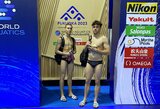 Lietuvos šuolininkai į vandenį užbaigė pasirodymą pasaulio čempionate