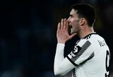 „Juventus“ svečiuose krito prieš „AS Roma“ futbolininkus 