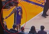 R.Rondo „ginklo“ gesto prieš akis sulaukęs NBA gerbėjas išvytas iš arenos