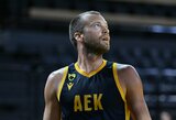 Lekavičiaus atstovaujamo AEK klubo mačas baigėsi netradiciniu rezultatu