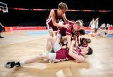 Lietuvius eliminavę latviai U-18 čempionate ketvirtfinalyje paskutinėmis sekundėmis palaužė ir Vokietiją