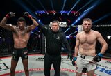 „Bellator“: P.Mixo pergalių serija nenutrūko – sunkiai, bet apgynė titulą prieš M.Magomedovą