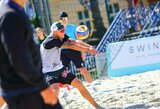 Lietuvos paplūdimio tinklininkai Jūrmaloje liko per žingsnį nuo pusfinalio