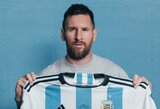 Pasaulio čempionate vilkėti L.Messi marškinėliai keliauja į aukcioną: gali pagerinti rekordą