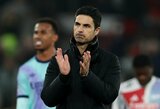 Atsisakęs pripažinti, jog kova dėl „Premier“ lygos titulo yra baigta M.Arteta paliko interviu