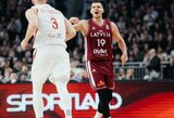 „Ji norėjo, kad visi sužinotų jos vardą“: Latvijos rinktinės kapitonas Rihardas Lomažas negailėjo kritikos teisėjai