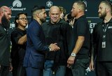 Pagarba tarp Topuria ir Gaethje virto neapykanta: „Kai tave užmigdysiu ir tu gulėsi, pažvelgsiu į tavo tėvą ir užduosiu jam vieną paprastą klausimą“