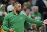 „Celtics“ visam sezonui suspendavo santykius su komandos darbuotoja užmezgusį trenerį