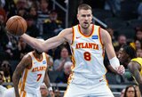 Porzingis dėl mįslingos ligos iškrito iš „Hawks“ rikiuotės