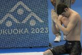 Keistą diskvalifikaciją užsidirbęs olimpinis plaukimo čempionas: „Galvojau, kad čia galioja tokios pačios taisyklės kaip kitur“