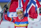 Svajonių atsisveikinimas: Th.Johaug laimėjo paskutines karjeros pasaulio taurės lenktynės