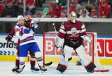 Įspūdingas Latvijos triumfas prieš JAV žvaigždyną: į neviltį amerikiečius varė latvių vartininkas 