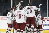 Pasaulio U-18 elitinis divizionas: baudinių serijos pareikalavusiose rungtynėse latviai dramatiškai įveikė Norvegiją
