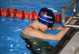 S.Statkevičius plaukimo varžybas Kanadoje baigė užimdama 8-ą vietą