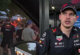 L.Hamiltono atributiką deginę M.Verstappeno fanai pašiurpino olandą: „Tai šlykštu“