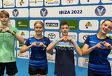 Europos jaunučių badmintono čempionate – pirmosios lietuvių pergalės