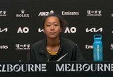 „Australian Open“: Osaka paskutinę akimirką atsisakė žengti į kortą
